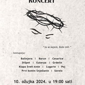 Klapski korizmeni koncert u Bogoslužnom prostoru bl. Alojzija Stepinca